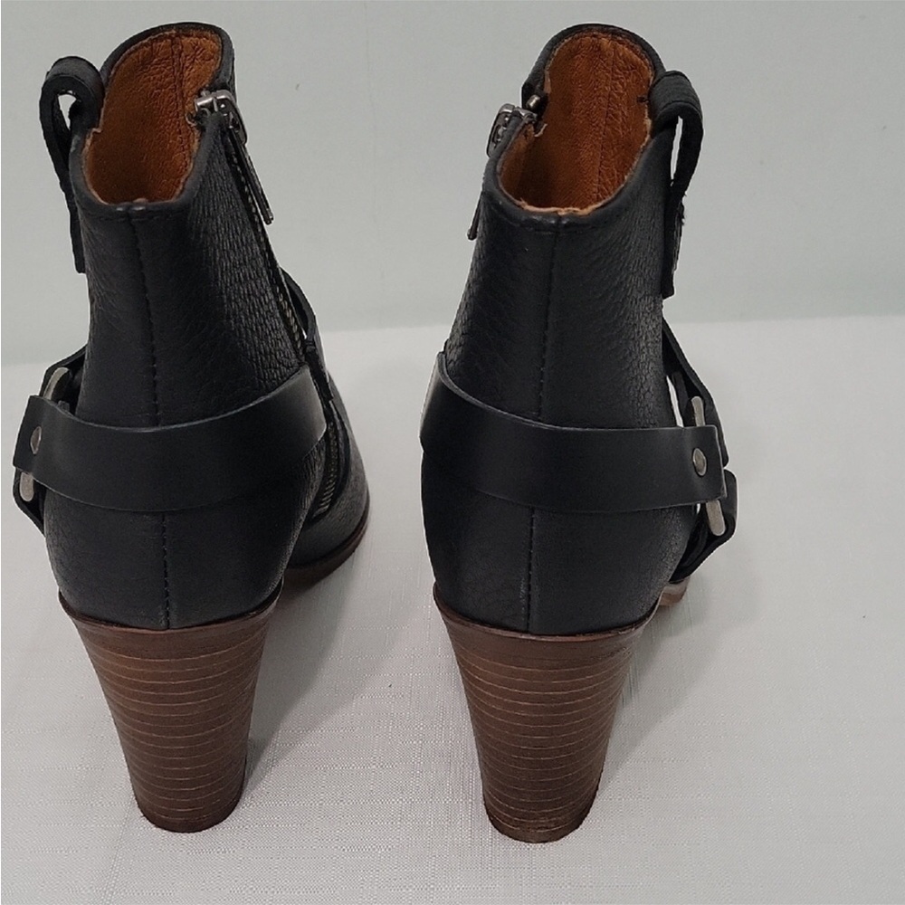 Madewell Women’s Black Leather Boho Ankle Boots Size 6 - Picture 5 of 11